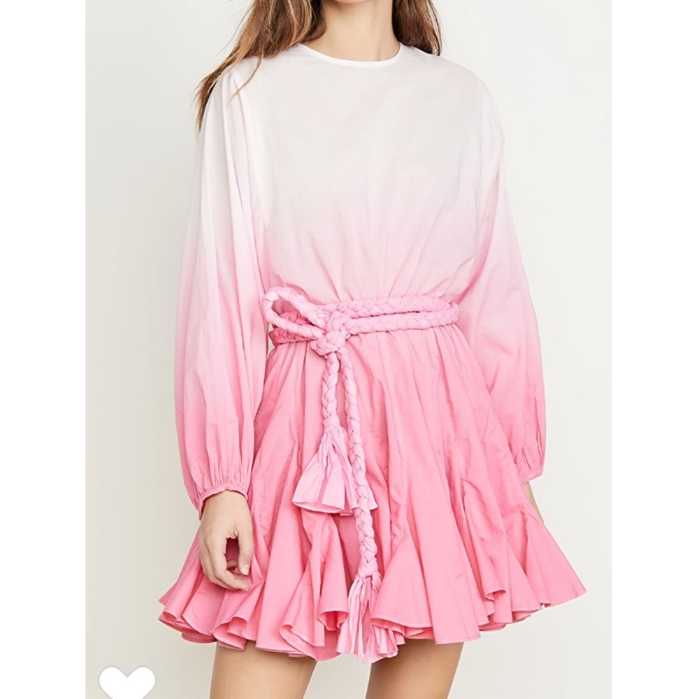 nwt rhode ella pink ombré dress size small